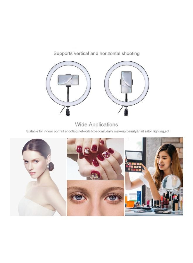 docooler LED Photography Ring Light With Stand Set White/Black  - Image 4