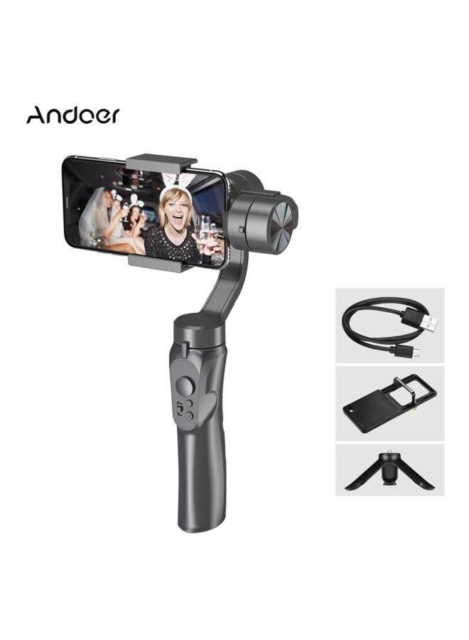 ANDOER 3-Axis Handheld Gimbal Stabilizer Kit Grey  - Image 5