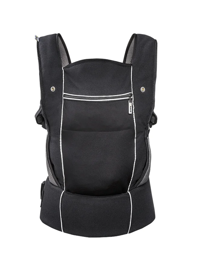 hauck Close To Me, Ergonomic Baby Carrier New - Born, Front, Breathable, Adjustable Carrier For Infants From Birth Up To 12 Kg, Lumbar Support Belt, Black