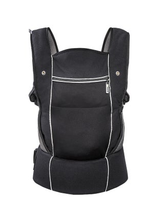 Close To Me, Ergonomic Baby Carrier New - Born, Front, Breathable, Adjustable Carrier For Infants From Birth Up To 12 Kg, Lumbar Support Belt, Black - v1589979157/N13256568A_1