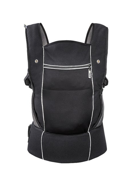 Close To Me, Ergonomic Baby Carrier New - Born, Front, Breathable, Adjustable Carrier For Infants From Birth Up To 12 Kg, Lumbar Support Belt, Black