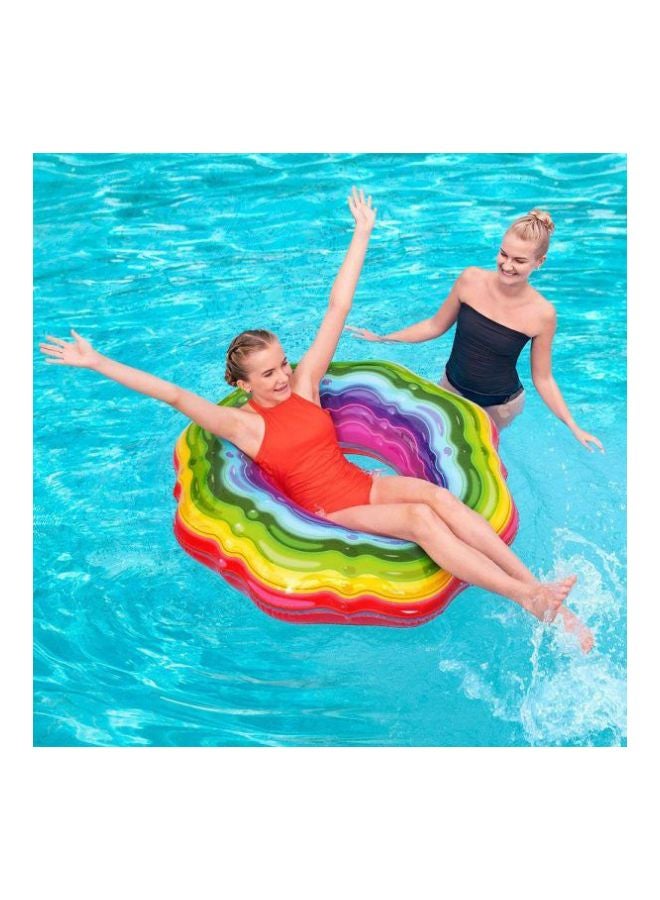 Rainbow Ribbon Inflatable Floating Tube 26-36163 1.15meter