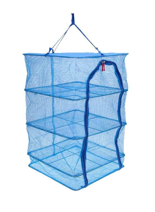 4-Layers Vegetable Storage Hanging Net Blue  - Image 1