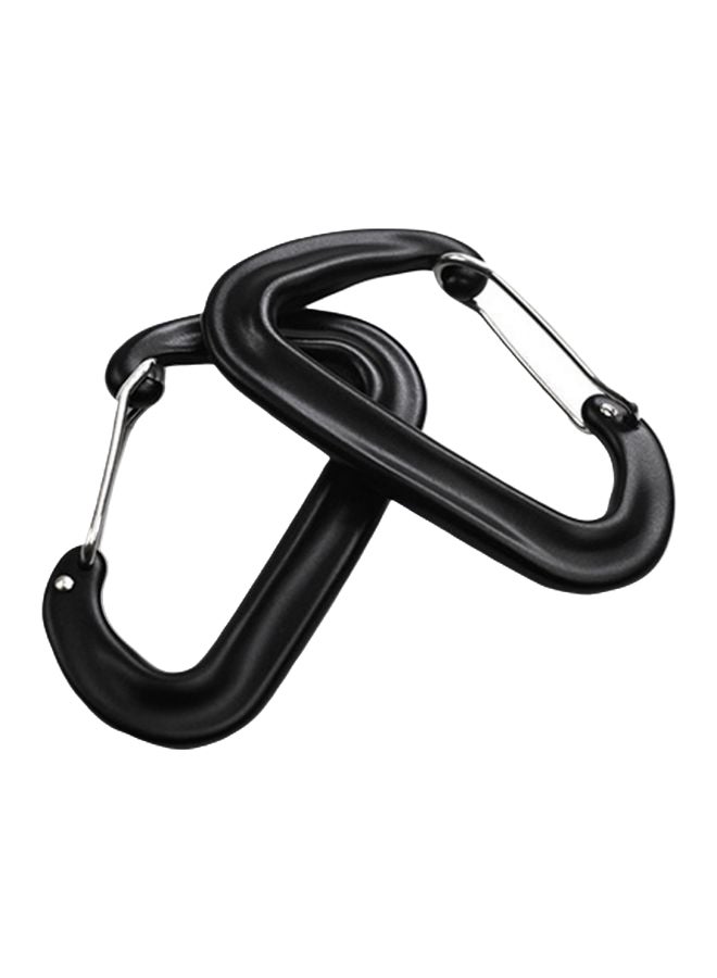 Generic 2-Piece Traveling Backpacking Wire Gate Carabiner Set - Image 1