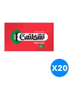 chiclets Strawberry Chewing Gum 14.5grams Pack of 20 