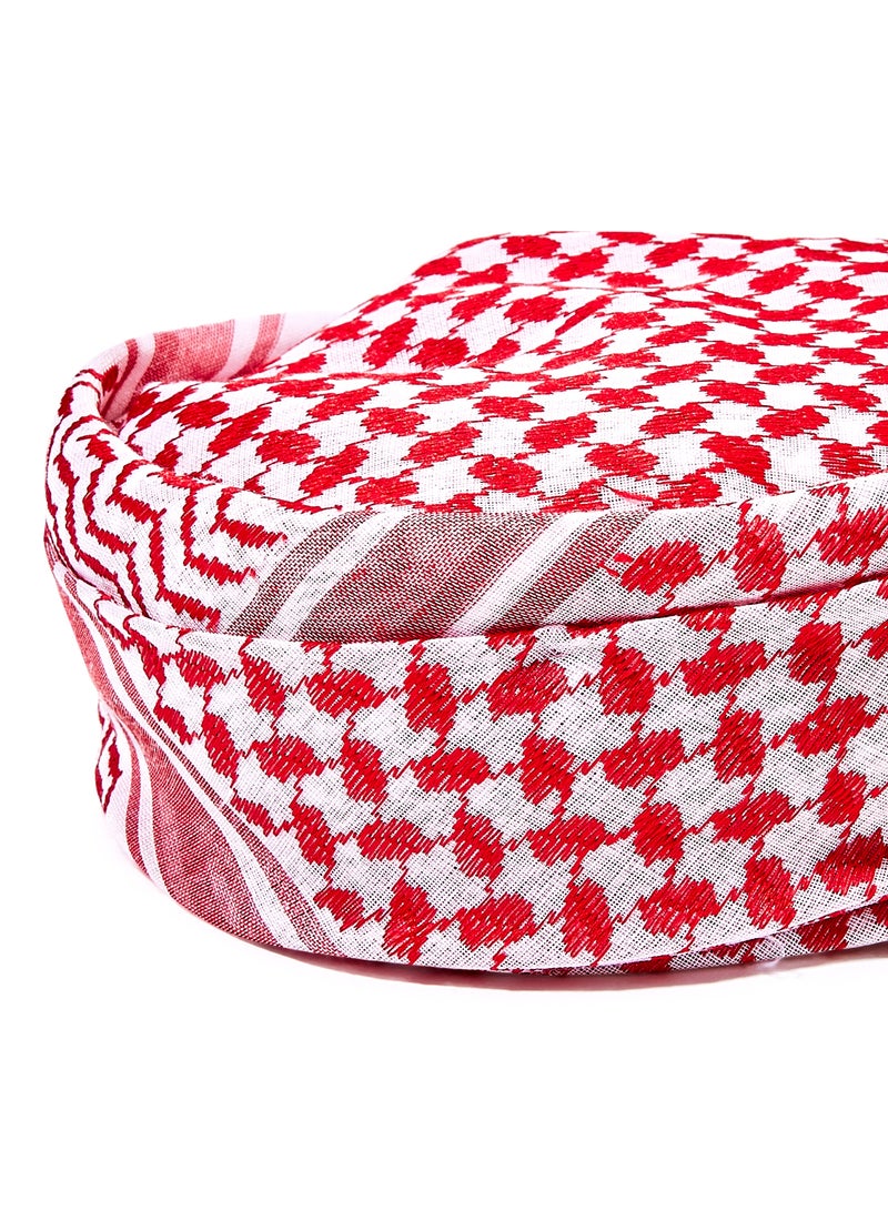 Al Jaber Ghatra Cap Red/White  - Image 3