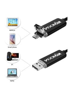 كيه كيه مون كاميرا مراقبة بمنظار داخلي بمأخذ USB ميني 2 في 1 وجهاز بورسكوب  - Image 4