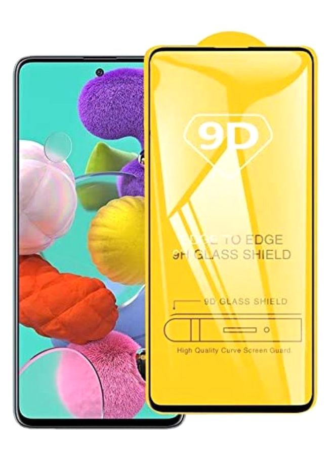 9D - Tempered Glass Screen Protector For Samsung Galaxy A51 Clear - Image 1