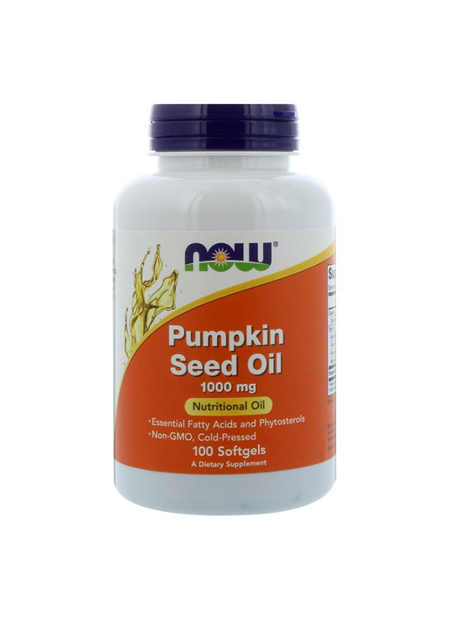 Now Foods Pumpkin Seed Oil - 100 Softgels