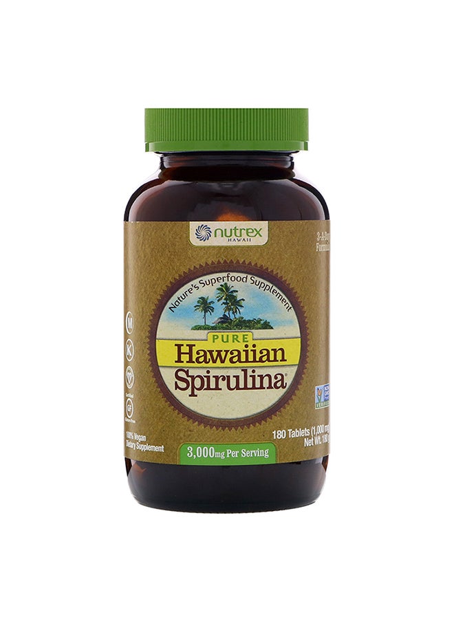 Nutrex Hawaii - Pure Hawaiian Spirulina - 180 Tablets - Image 1