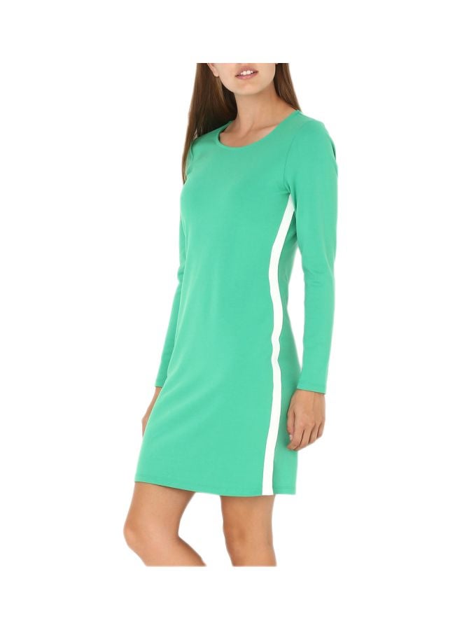 VERO MODA - Bianca T-Shirt Dress Holly Green - Image 1