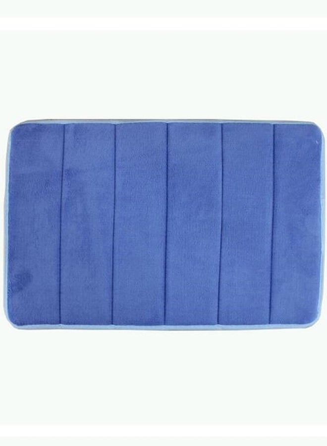 Generic Striped Pattern Anti-Skid Doormat Blue 40 x 60cm 