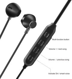 Trands Hi-Fi Stereo Magnetic Bluetooth In-Ear Headphone Black  - Image 3