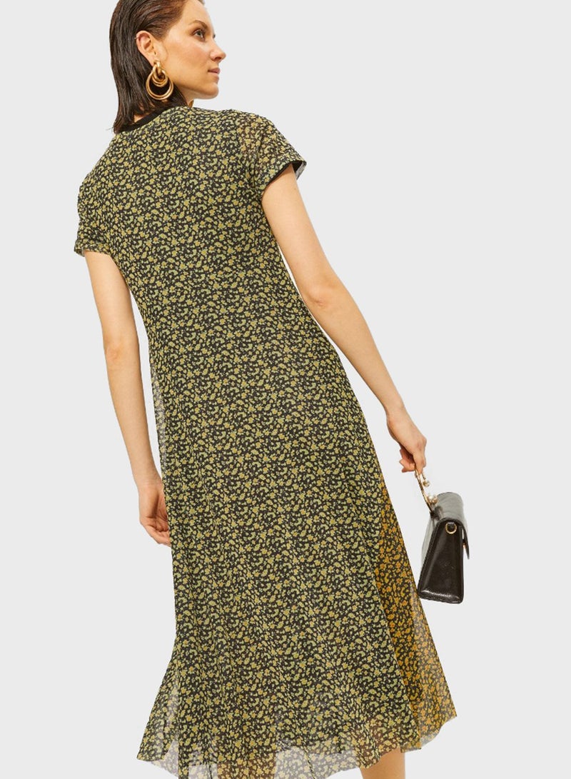 RINA Asymmetric Midi Dress Prints  - Image 2