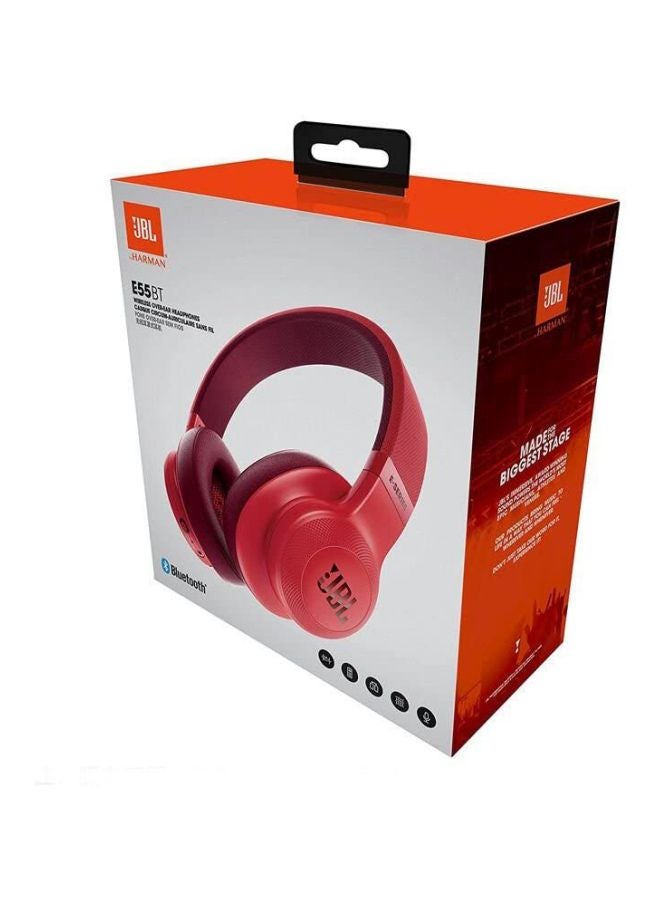 JBL Bluetooth Over-Ear Headphones Red - Image 5