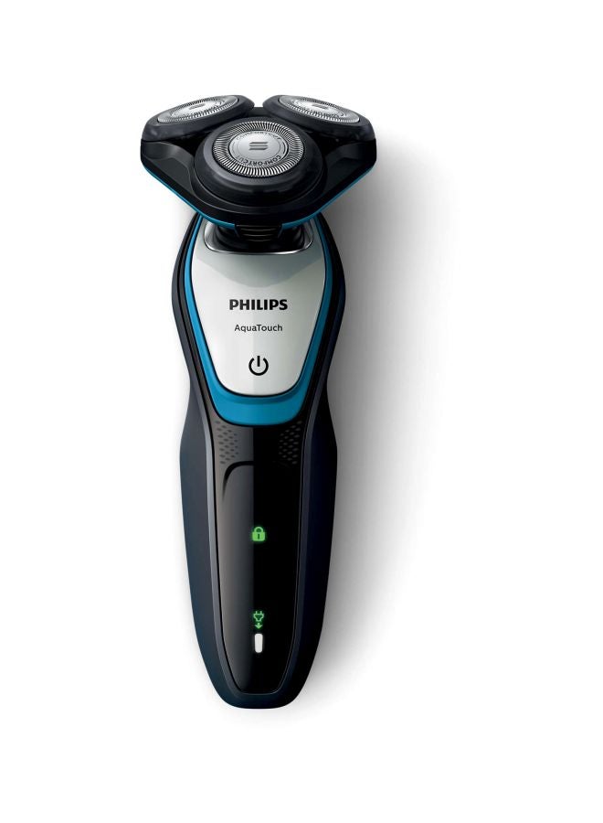 Philips S5070 AquaTouch Wet And Dry Electric Shaver Black/Blue - Image 3