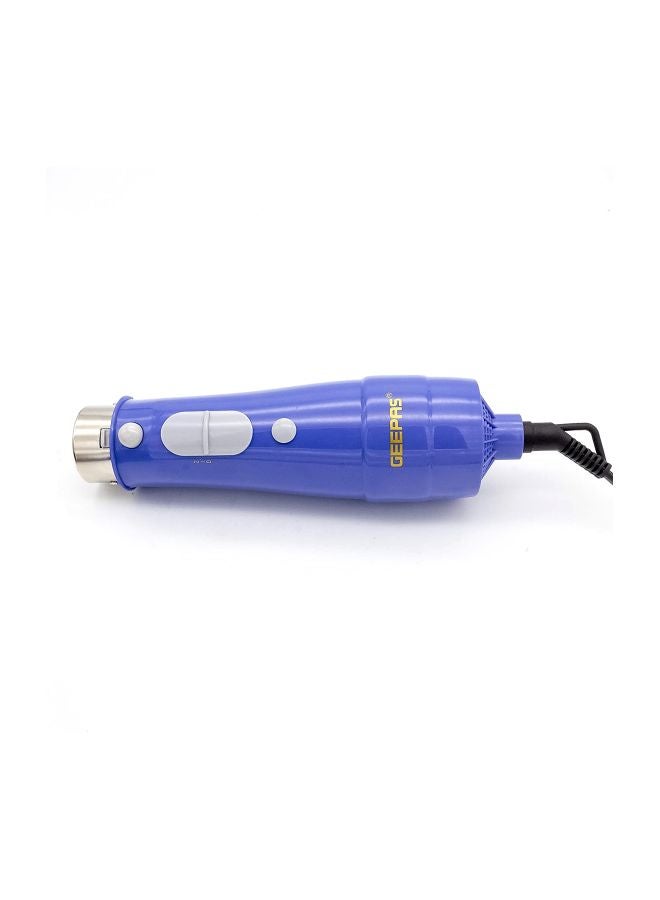 GEEPAS - GH715 6-in-1 Hair Styler 750W - 2 Speed Settings, Overheat Protection, 360 Swivel Cord And Cool Function - Multi-Functional Salon Hair Styler Blue - Image 1