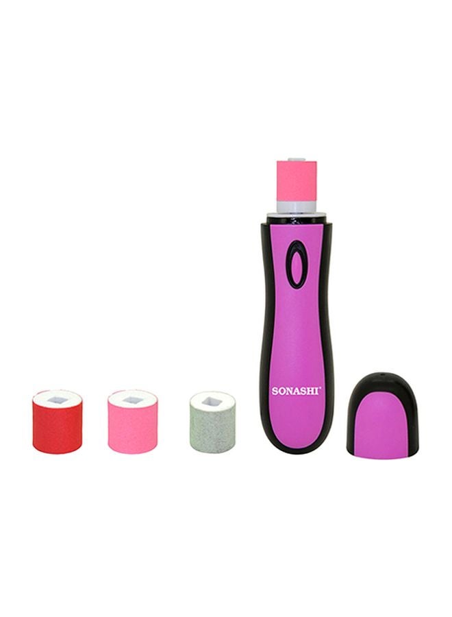 SONASHI Hair Straightening Brush With Electric Nail Buffer Kit Multicolour  - Image 4