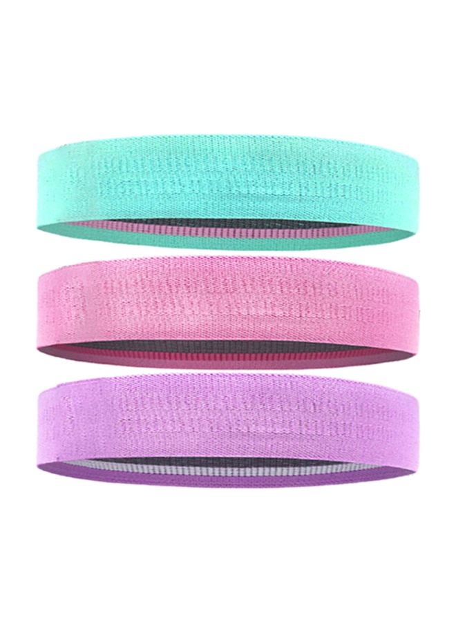 LIXADA 3-Piece Resistance Workout Booty Bands Set 26x5x16cm - Image 1