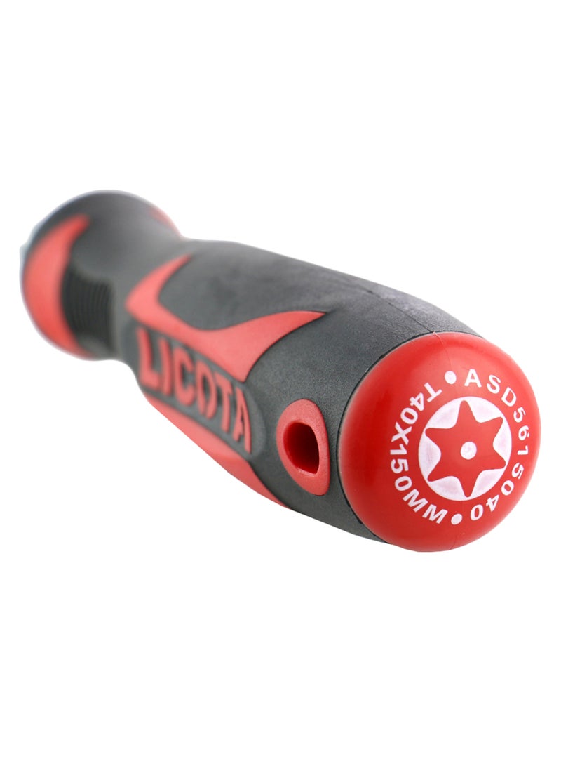 ليكوتا مفك براغي نجمة احترافي أحمر/أسود/فضي - Image 2