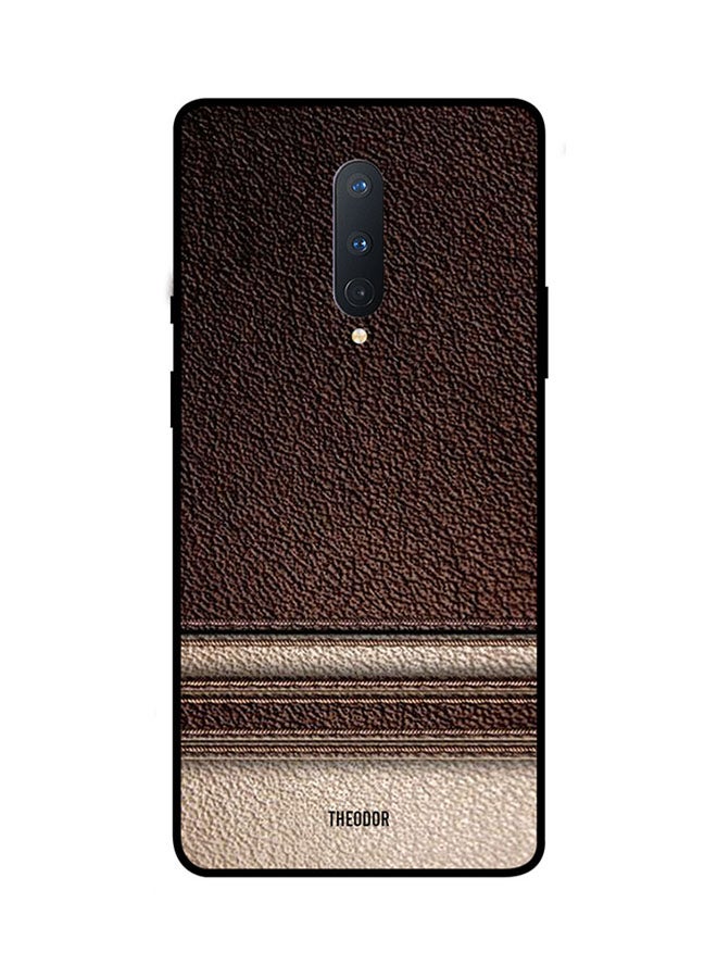 Theodor Protective Case Cover For Oneplus 8 Brown/Beige