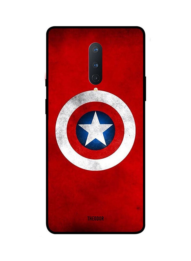 Theodor Protective Case Cover For Oneplus 8 Red/Blue/White