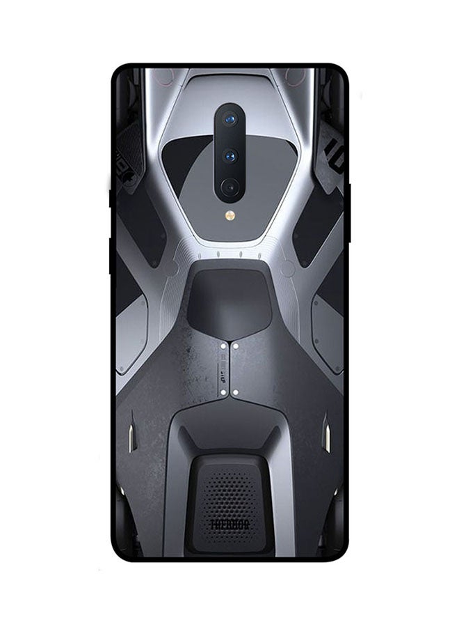 Protective Case Cover For Oneplus 8 Grey/Silver
