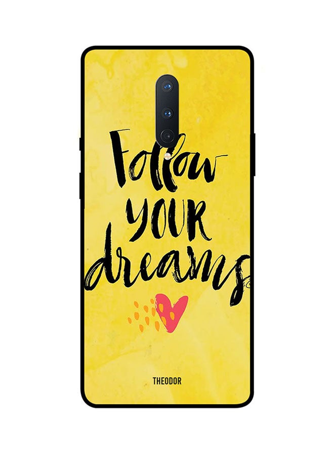 ثيودور غطاء حماية واقٍ لهاتف ون بلس 8 أصفر/أسود/وردي