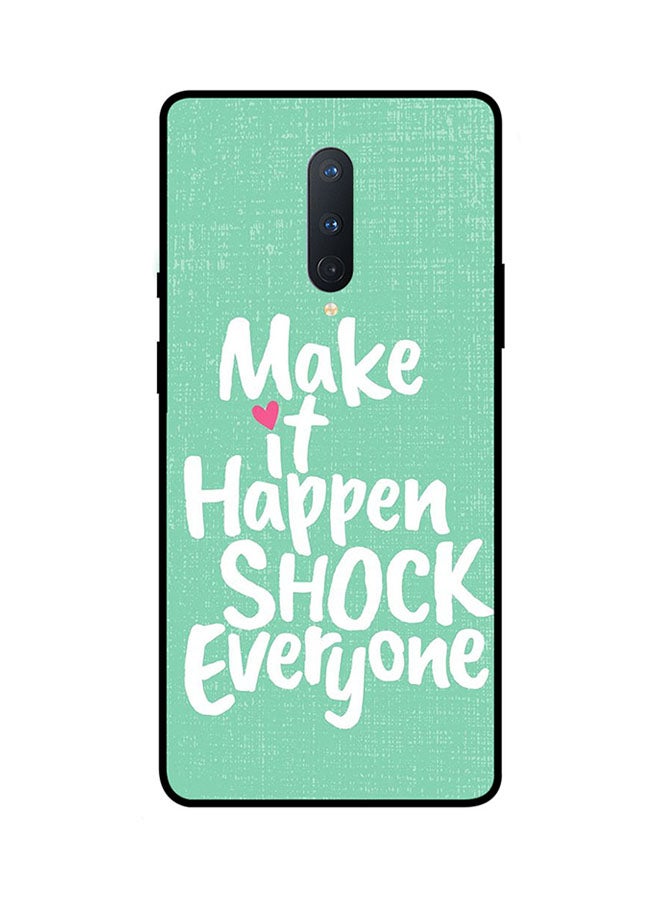 Theodor Protective Case Cover For Oneplus 8 Green/White