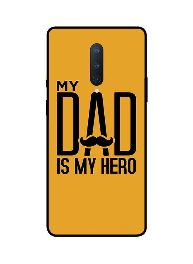 ثيودور غطاء حماية واقٍ لهاتف ون بلس 8 أصفر داكن/ أسود