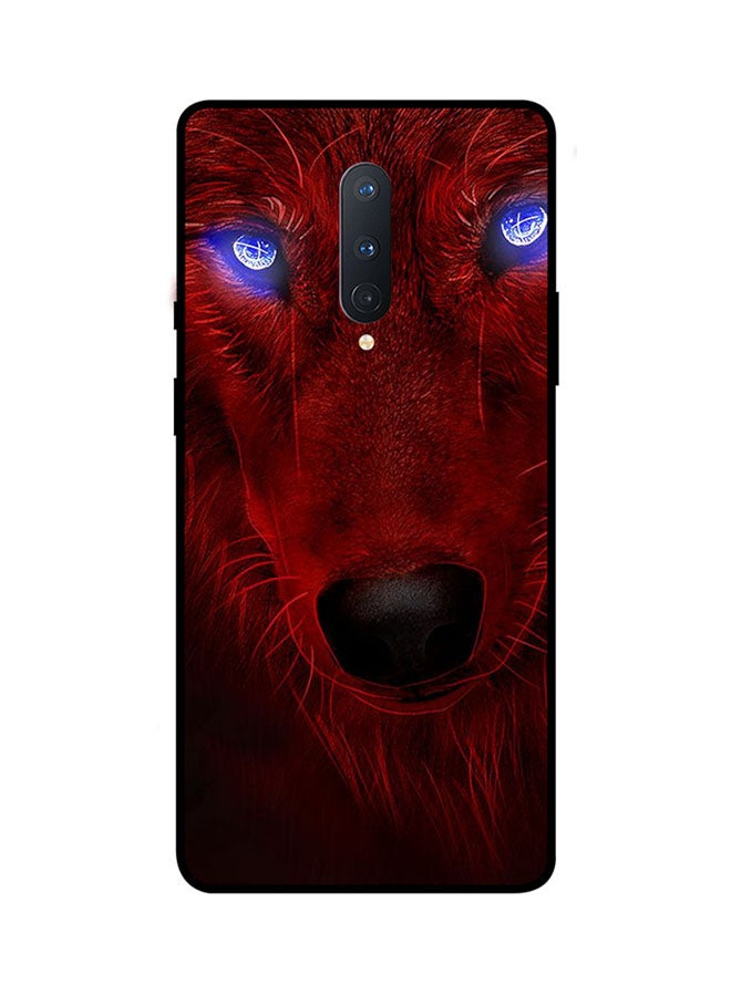 Theodor Protective Case Cover For Oneplus 8 Black/Red