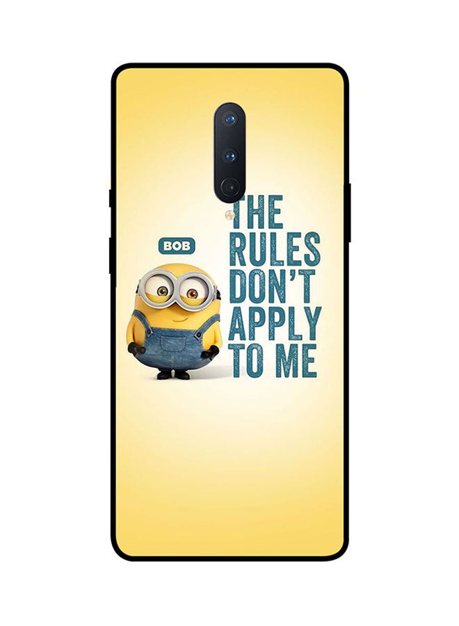 ثيودور غطاء حماية واقٍ لهاتف ون بلس 8 أصفر/أزرق