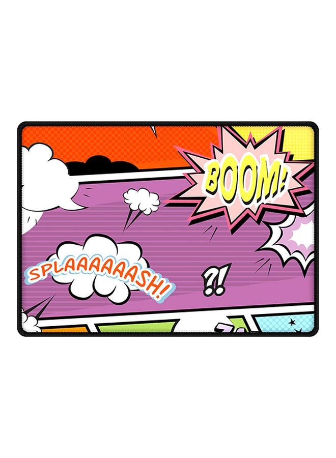 Stylizedd Comic Strip Mouse Pad With Non Slip Rubber Base Multicolour