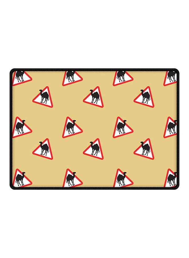 Stylizedd Camel Signs Mouse Pad With Non Slip Rubber Base Multicolour 