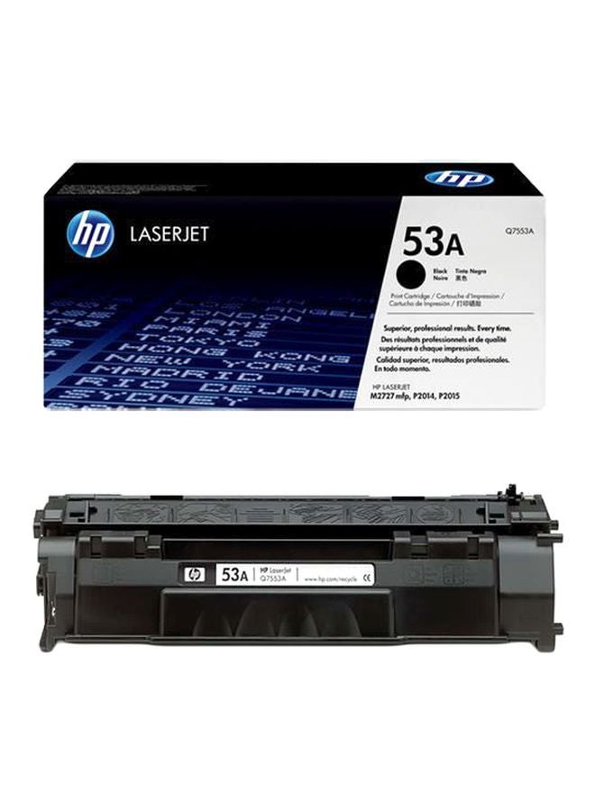 HP خرطوشة طباعة 53A للطابعة ليزر جيت أسود - Image 1