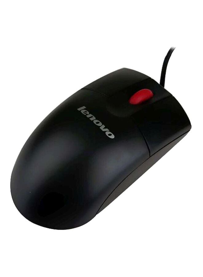 Wired Optical Wheel USB Mouse Black