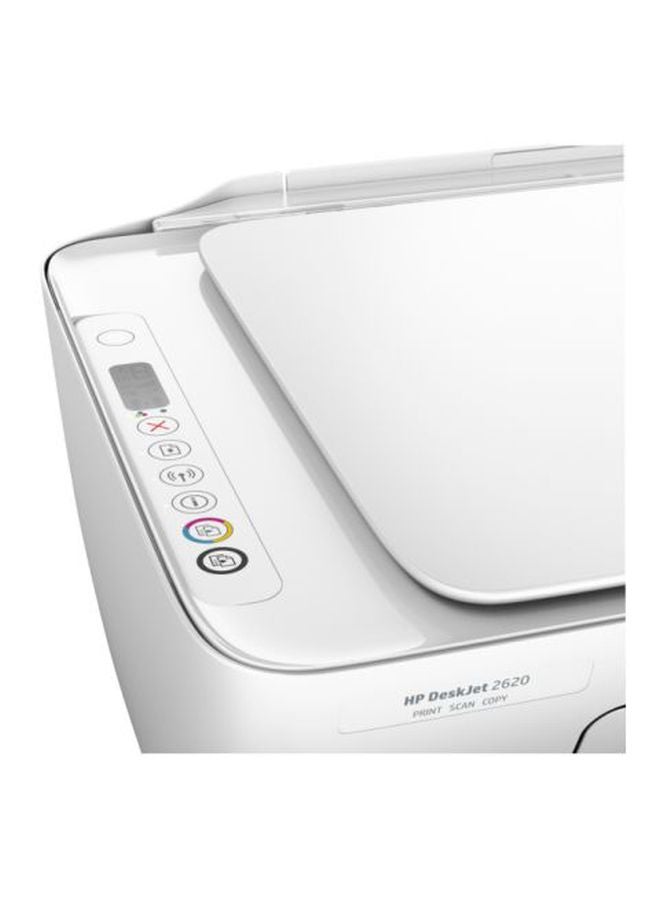 HP - DeskJet 2620 All-In-One Printer With Print/Copy/Scan/WiFi Function White - Image 1