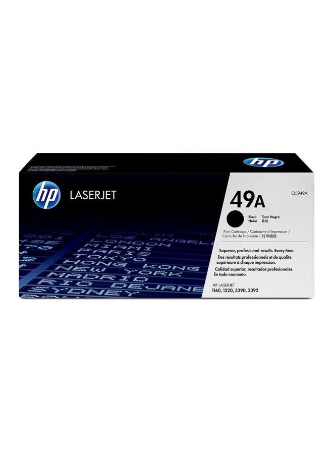 HP 49A LaserJet Printer Toner Cartridge 49A Black  - Image 2