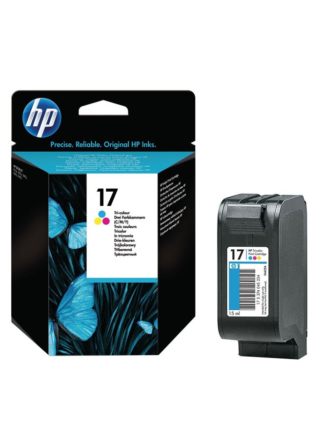 HP 17 Tri-Colour Toner Ink Cartridge Multicolour - Image 1