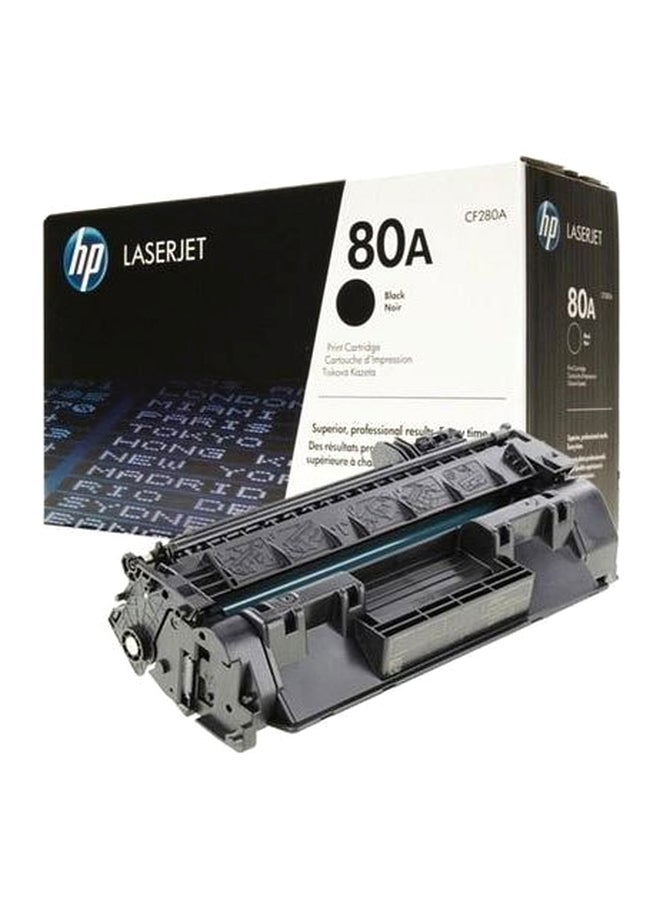 HP - 80A Replacement Ink Toner Cartridge For Laserjet Black - Image 1