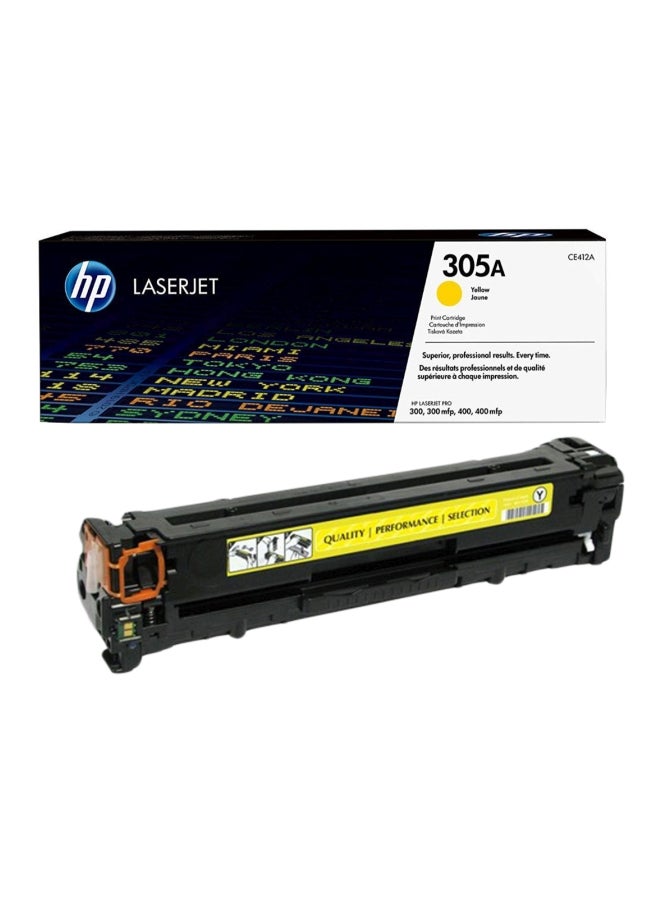 HP 305A Original LaserJet Toner Cartridge Yellow - Image 1