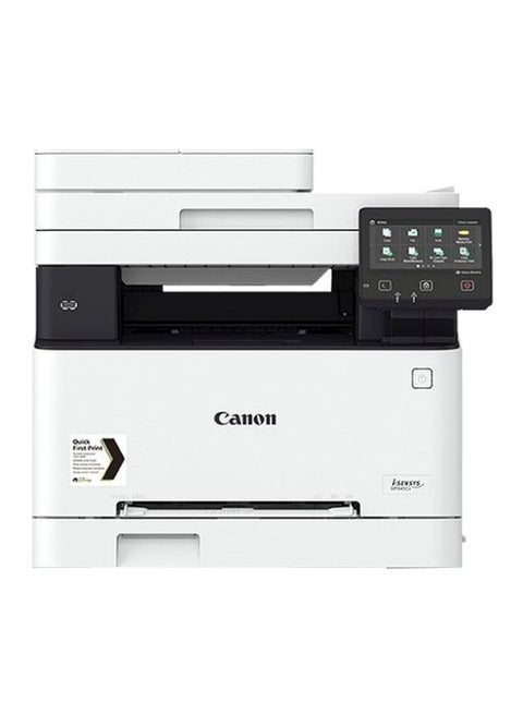 i-SENSYS MF645Cx 4-in-1 Colour Laser Printer, 21 ppm Print Speed, 12.7 Cm LCD Touchscreen, Wi-Fi & Mobile Connectivity White/Black