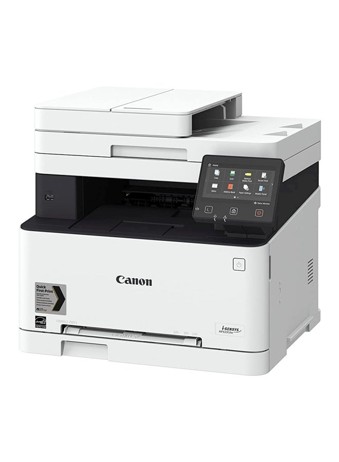 i-SENSYS MF645Cx 4-in-1 Colour Laser Printer, 21 ppm Print Speed, 12.7 Cm LCD Touchscreen, Wi-Fi & Mobile Connectivity White/Black