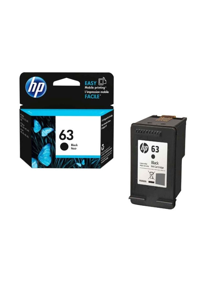 HP 63 Original Ink Cartridge Black - Image 1