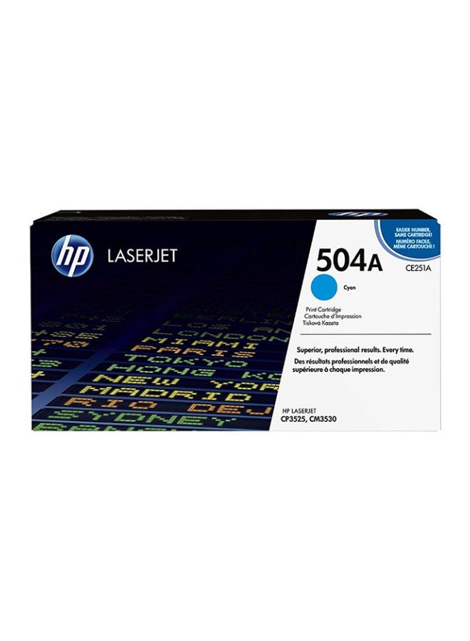 HP حبر ليزر 504A أزرق سماوي - Image 2