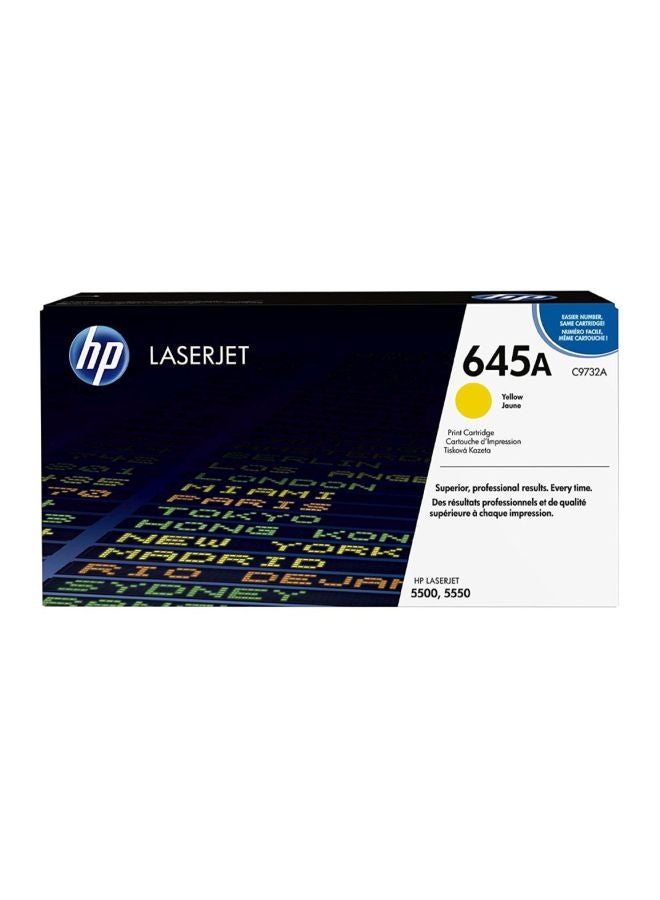 HP 645A Print Cartridge For Laserjet Yellow - Image 2