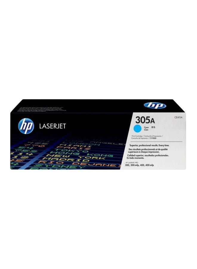 HP - 305A Print Cartridge For Laserjet Cyan - Image 1