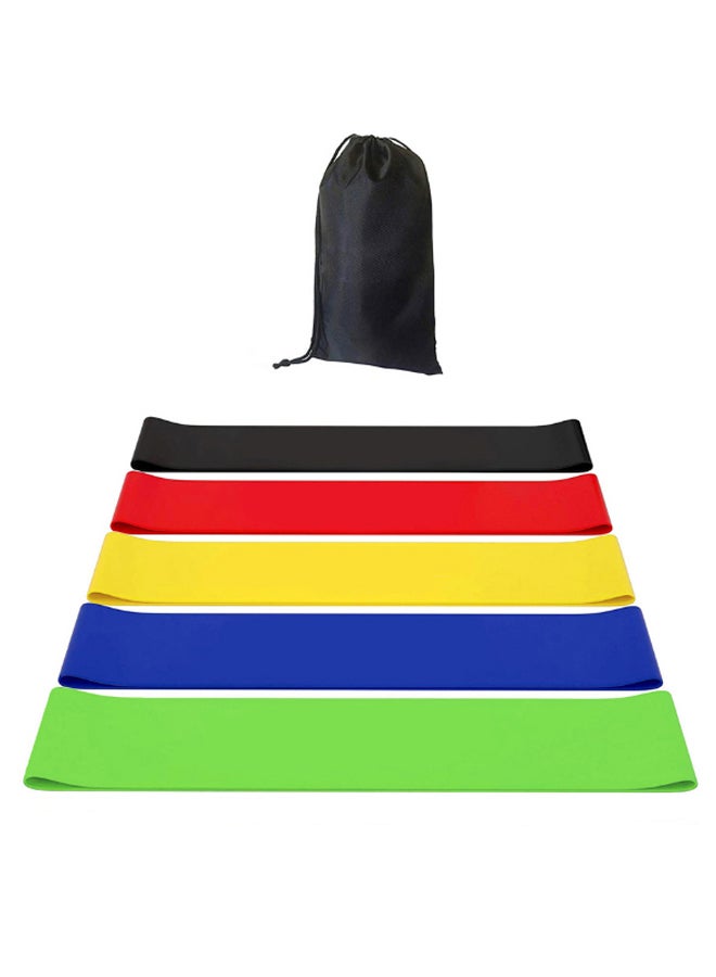 LIXADA 5-Piece Resistance Bands With Case Set 15 x 5cm - Image 2