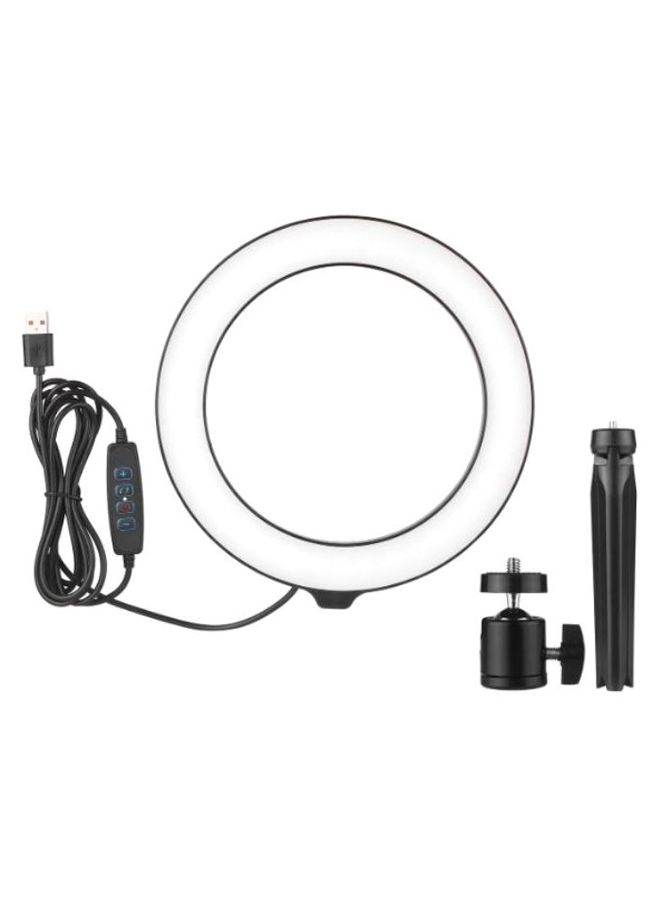 Ring Light With Tripod Mount Lights Black - Image 1