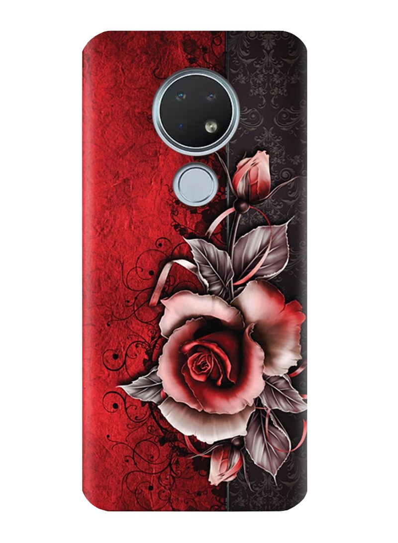 AMC DESIGN Vintage Rose Pattern Protective Case Cover For Nokia 6.2 Multicolour  - Image 2